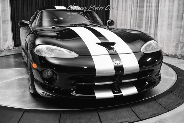 Used-2000-Dodge-Viper-GTS-Only-24k-Miles-6-Speed-Manual-Hot-Color-Combo-Silver-Stripes