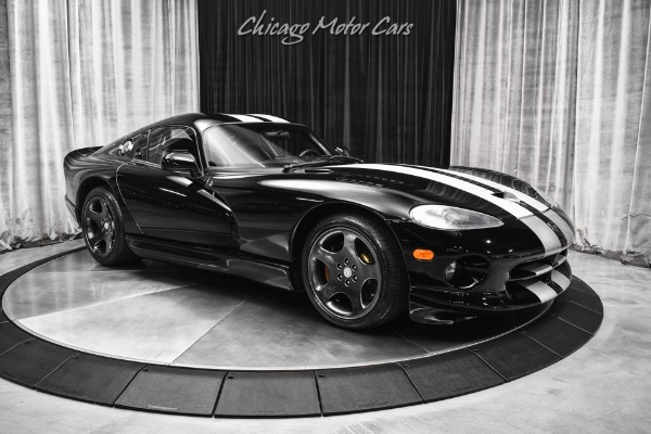 Used-2000-Dodge-Viper-GTS-Only-24k-Miles-6-Speed-Manual-Hot-Color-Combo-Silver-Stripes