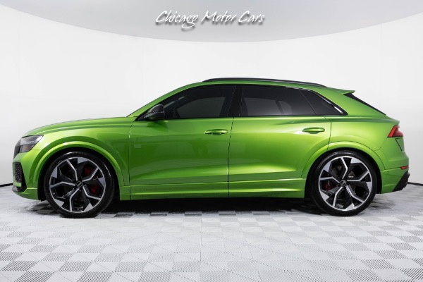 Used-2021-Audi-RS-Q8-40-T-Quattro-RARE-JAVA-GREEN-AUDI-EXCLUSIVE-COLOR-B-O-3D-AUDIO-SPORT-EXHAUST