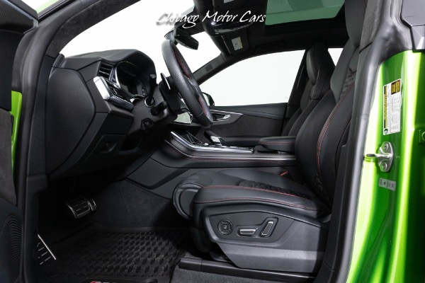 Used-2021-Audi-RS-Q8-40-T-Quattro-RARE-JAVA-GREEN-AUDI-EXCLUSIVE-COLOR-B-O-3D-AUDIO-SPORT-EXHAUST