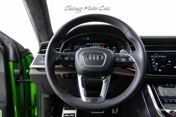 Used-2021-Audi-RS-Q8-40-T-Quattro-RARE-JAVA-GREEN-AUDI-EXCLUSIVE-COLOR-B-O-3D-AUDIO-SPORT-EXHAUST