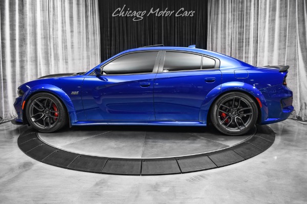 Used-2021-Dodge-Charger-Scat-Pack-Widebody-Indigo-Blue-Tastefully-Upgraded-MBRP-Exhaust-Carbon