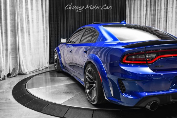 Used-2021-Dodge-Charger-Scat-Pack-Widebody-Indigo-Blue-Tastefully-Upgraded-MBRP-Exhaust-Carbon