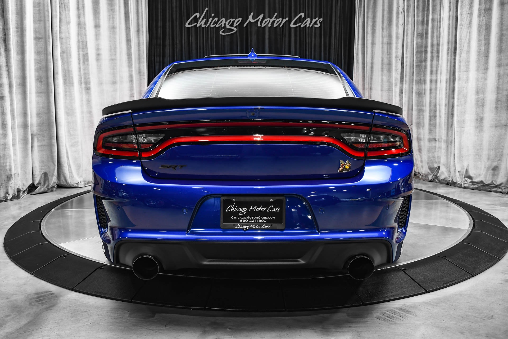 Used-2021-Dodge-Charger-Scat-Pack-Widebody-Indigo-Blue-Tastefully-Upgraded-MBRP-Exhaust-Carbon