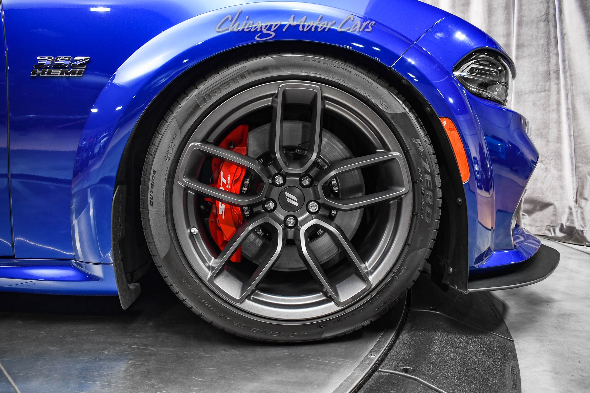 Used-2021-Dodge-Charger-Scat-Pack-Widebody-Indigo-Blue-Tastefully-Upgraded-MBRP-Exhaust-Carbon