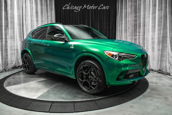 Used-2023-Alfa-Romeo-Stelvio-Quadrifoglio-Only-331-Miles-Huge-MSRP-96400-Hot-Color-Combo