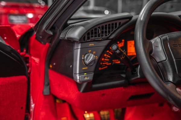 Used-1990-Chevrolet-Corvette-ZR1-Coupe-Red-on-Red-ONLY-6800-Miles-Collector-Car-RARE-ZR1