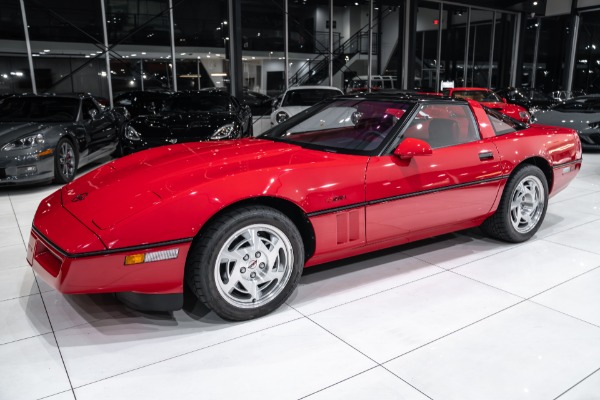 Used-1990-Chevrolet-Corvette-ZR1-Coupe-Red-on-Red-ONLY-6800-Miles-Collector-Car-RARE-ZR1