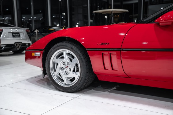 Used-1990-Chevrolet-Corvette-ZR1-Coupe-Red-on-Red-ONLY-6800-Miles-Collector-Car-RARE-ZR1