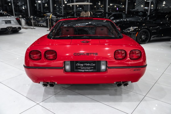 Used-1990-Chevrolet-Corvette-ZR1-Coupe-Red-on-Red-ONLY-6800-Miles-Collector-Car-RARE-ZR1