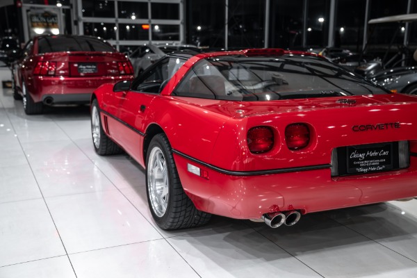 Used-1990-Chevrolet-Corvette-ZR1-Coupe-Red-on-Red-ONLY-6800-Miles-Collector-Car-RARE-ZR1