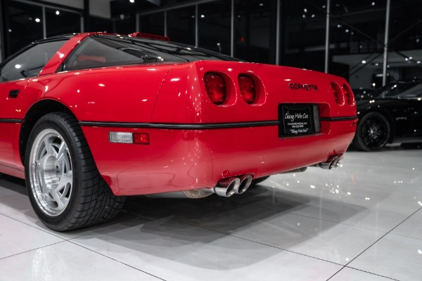 Used-1990-Chevrolet-Corvette-ZR1-Coupe-Red-on-Red-ONLY-6800-Miles-Collector-Car-RARE-ZR1