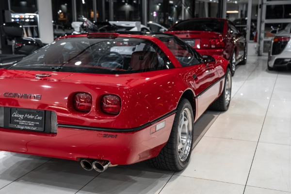 Used-1990-Chevrolet-Corvette-ZR1-Coupe-Red-on-Red-ONLY-6800-Miles-Collector-Car-RARE-ZR1