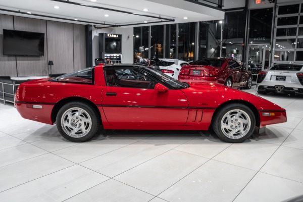 Used-1990-Chevrolet-Corvette-ZR1-Coupe-Red-on-Red-ONLY-6800-Miles-Collector-Car-RARE-ZR1