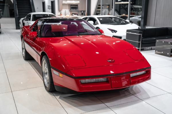 Used-1990-Chevrolet-Corvette-ZR1-Coupe-Red-on-Red-ONLY-6800-Miles-Collector-Car-RARE-ZR1