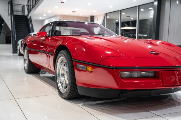 Used-1990-Chevrolet-Corvette-ZR1-Coupe-Red-on-Red-ONLY-6800-Miles-Collector-Car-RARE-ZR1