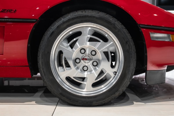 Used-1990-Chevrolet-Corvette-ZR1-Coupe-Red-on-Red-ONLY-6800-Miles-Collector-Car-RARE-ZR1