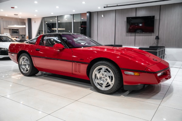 Used-1990-Chevrolet-Corvette-ZR1-Coupe-Red-on-Red-ONLY-6800-Miles-Collector-Car-RARE-ZR1