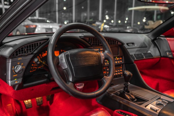 Used-1990-Chevrolet-Corvette-ZR1-Coupe-Red-on-Red-ONLY-6800-Miles-Collector-Car-RARE-ZR1