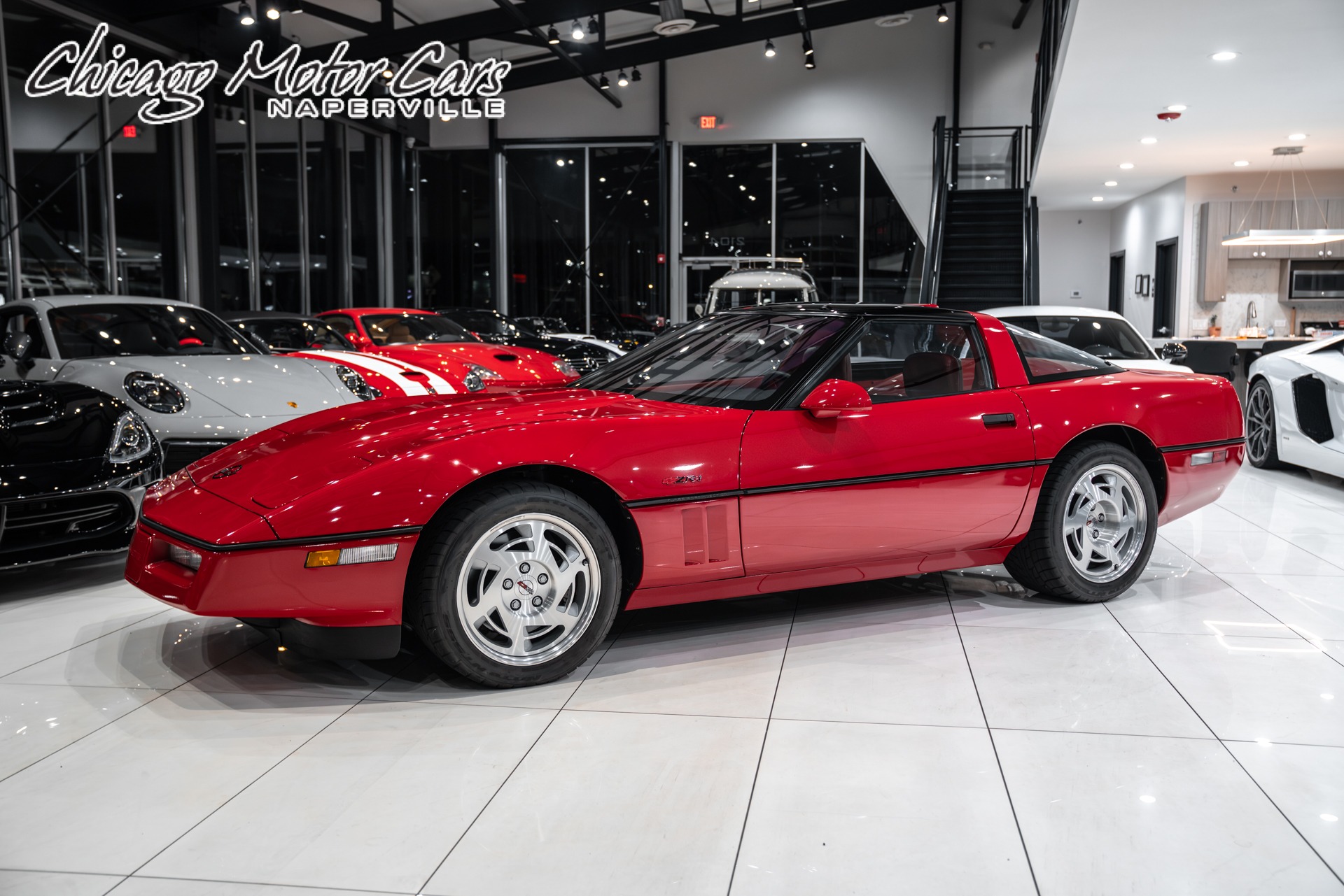 Used 1990 Chevrolet Corvette ZR1 Coupe Red on Red! ONLY 6800 Miles 
