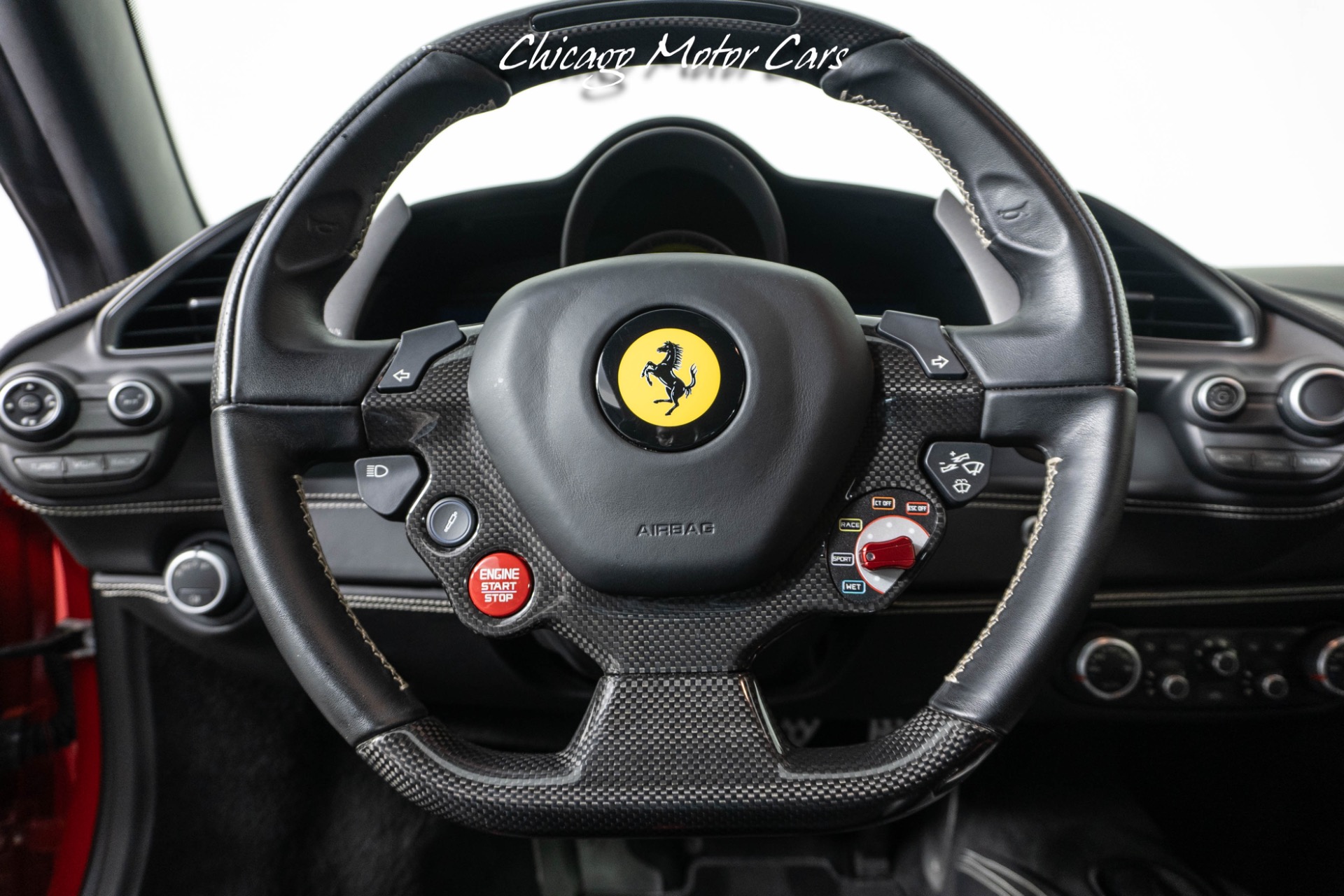 Used 2017 Ferrari 488 GTB GOLDRAKE RACING SEATS! CARBON LED STEERING ...