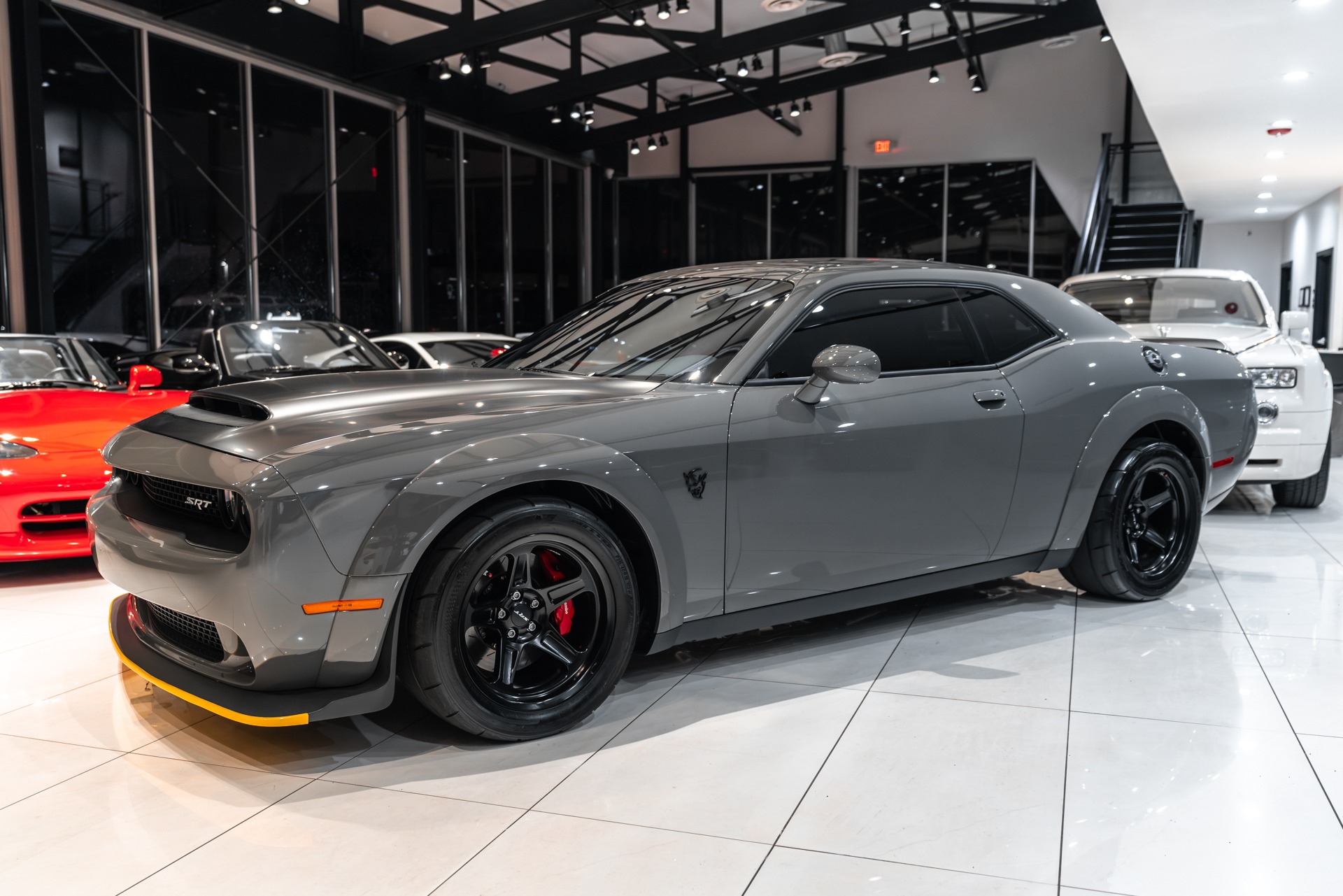 Used-2018-Dodge-Challenger-SRT-Demon-Only-341-Miles-Destroyer-Gray-Collector-Quality-Crate-Included