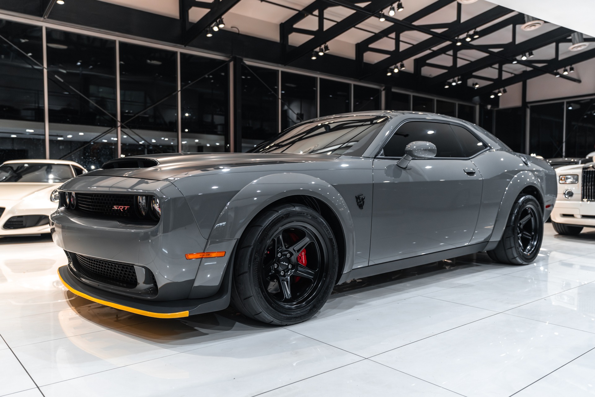 Used-2018-Dodge-Challenger-SRT-Demon-Only-341-Miles-Destroyer-Gray-Collector-Quality-Crate-Included