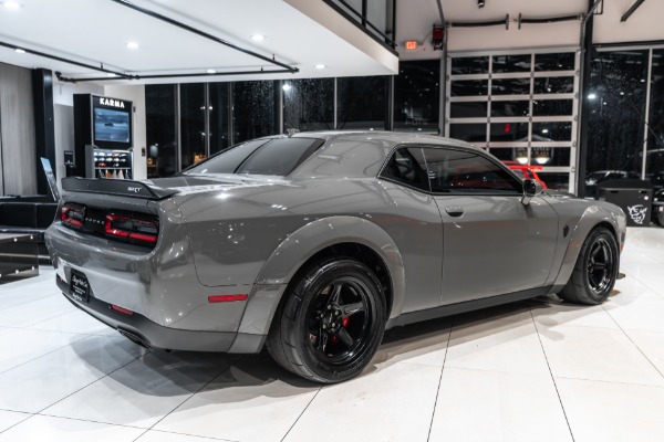 Used-2018-Dodge-Challenger-SRT-Demon-Only-341-Miles-Destroyer-Gray-Collector-Quality-Crate-Included