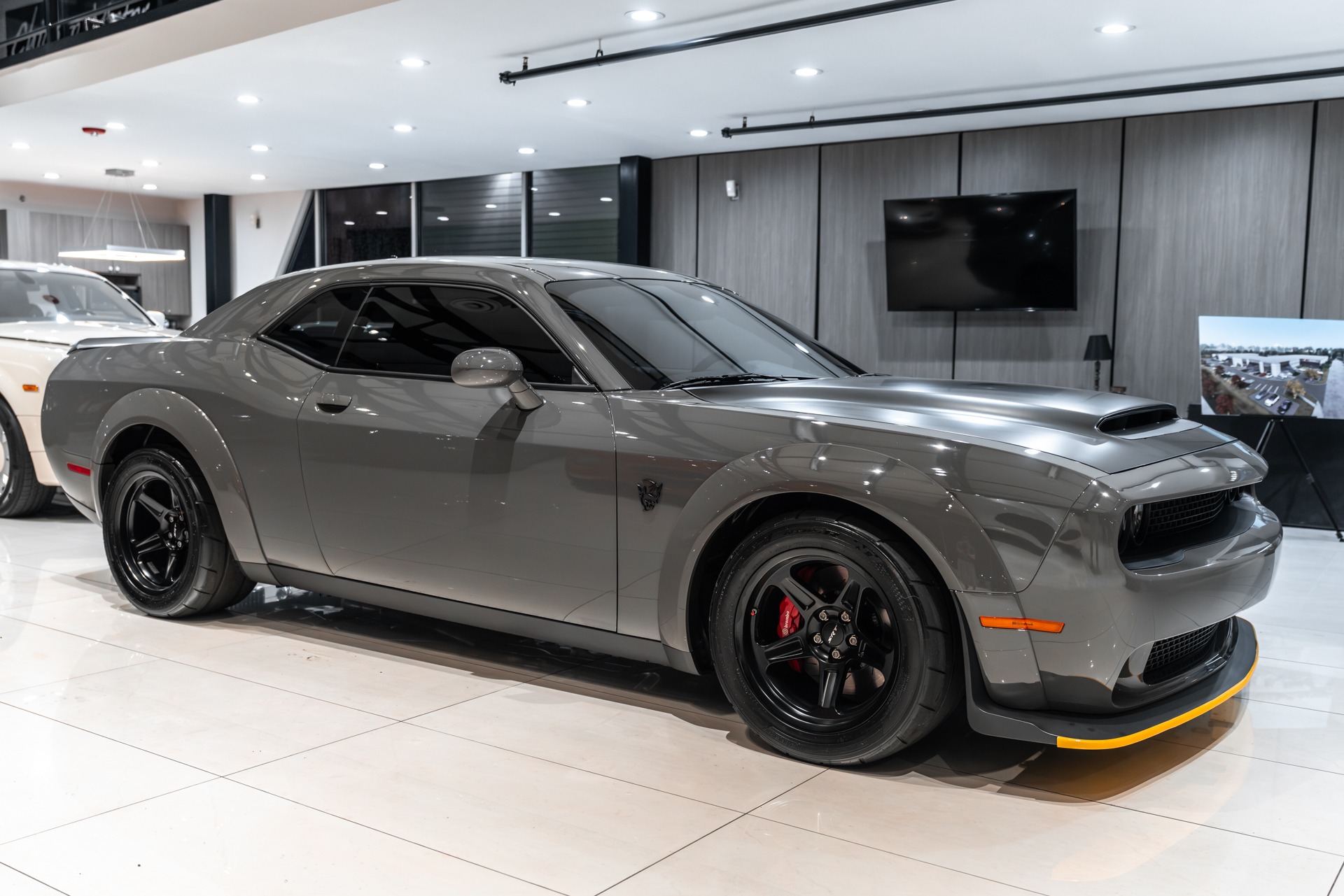 Used-2018-Dodge-Challenger-SRT-Demon-Only-341-Miles-Destroyer-Gray-Collector-Quality-Crate-Included