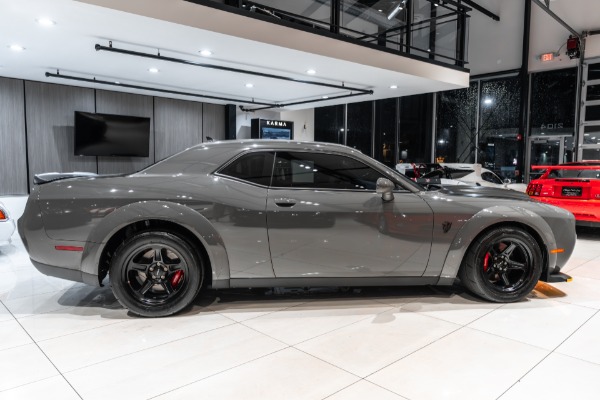 Used-2018-Dodge-Challenger-SRT-Demon-Only-341-Miles-Destroyer-Gray-Collector-Quality-Crate-Included