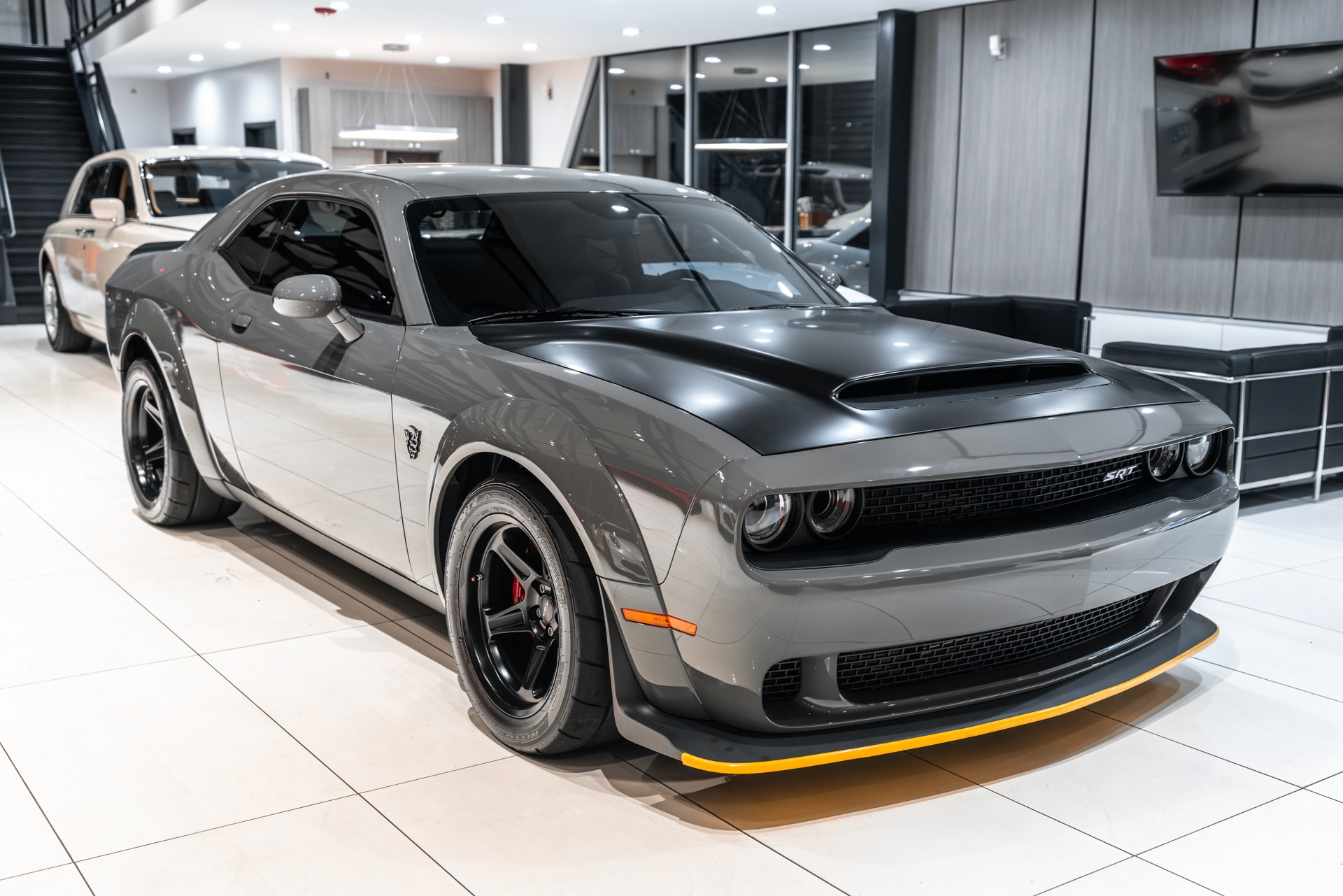 Used-2018-Dodge-Challenger-SRT-Demon-Only-341-Miles-Destroyer-Gray-Collector-Quality-Crate-Included