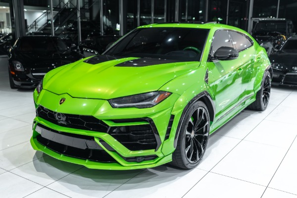 Used-2022-Lamborghini-Urus-SUV-Verde-Mantis-1016-Carbon-Fiber-WIDEBODY-Ryft-Exhaust-B-O-3D-LOADED