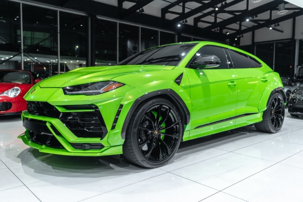 Used-2022-Lamborghini-Urus-SUV-Verde-Mantis-1016-Carbon-Fiber-WIDEBODY-Ryft-Exhaust-B-O-3D-LOADED