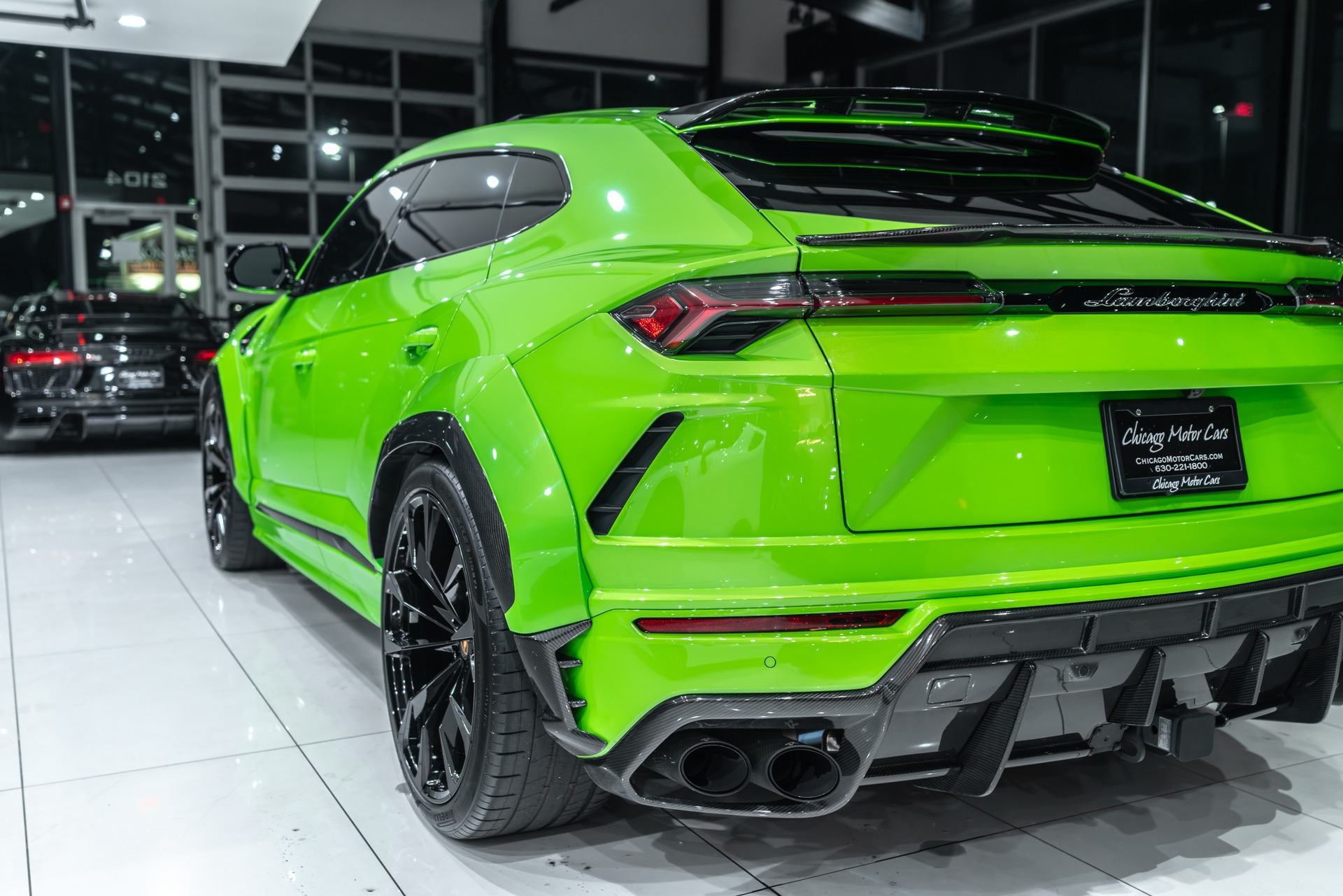 Used-2022-Lamborghini-Urus-SUV-Verde-Mantis-1016-Carbon-Fiber-WIDEBODY-Ryft-Exhaust-B-O-3D-LOADED