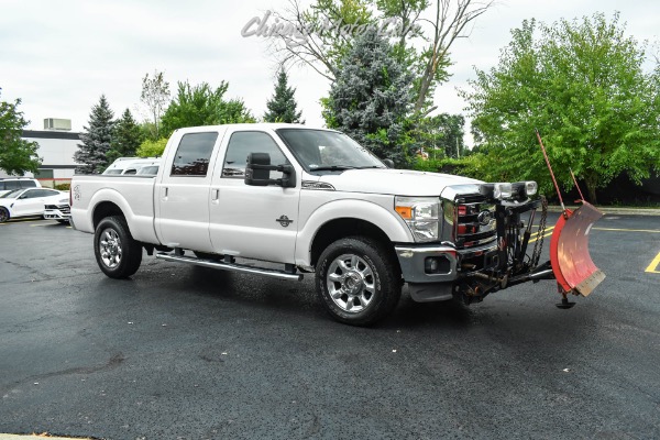 Used-2013-Ford-F-250-Super-Duty-WESTERN-PLOW-Package-Lariat-Crew-Cab-w-67L-Power-Stroke-V8-Great-Condit