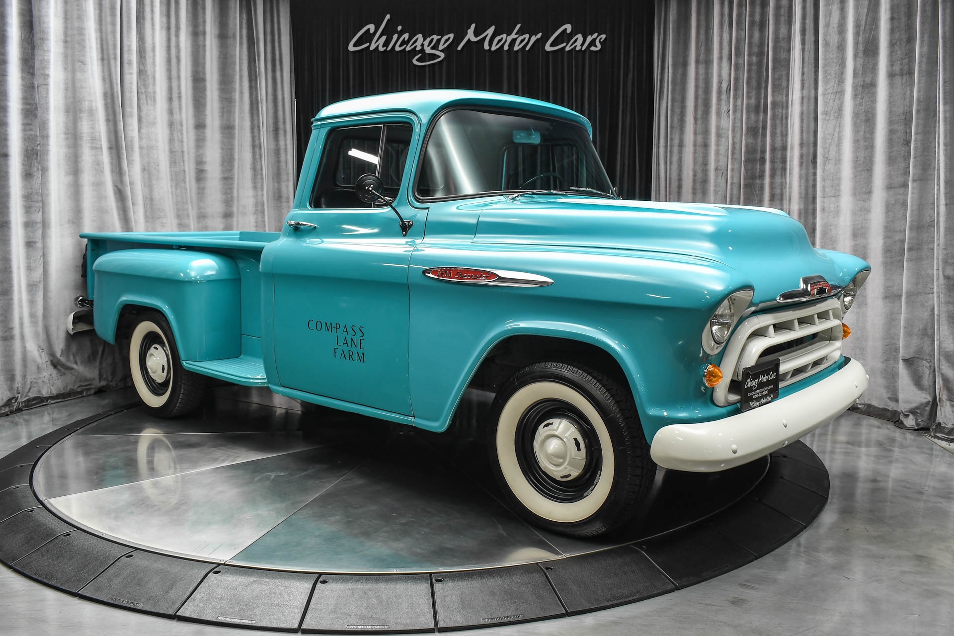 Used-1957-Chevrolet-3200-Frame-on-Resto-Farm-truck-3-Spd-Manual-WhitewallsIn-line-6