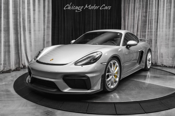 Used-2020-Porsche-718-Cayman-GT4-ONLY-5k-Miles-PCCBS-Sport-Seats-Plus-Chrono-Pkg-6-Speed-LOADED