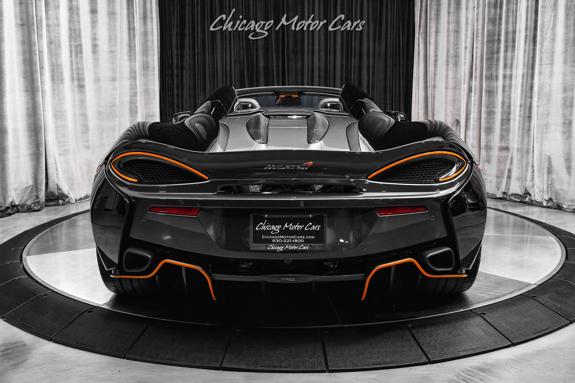 Used-2018-McLaren-570S-Spider-MSO-Abyss-Black-Luxury-Pack-Carbon-Trim-Sports-Exhaust-ONLY-4k-Miles