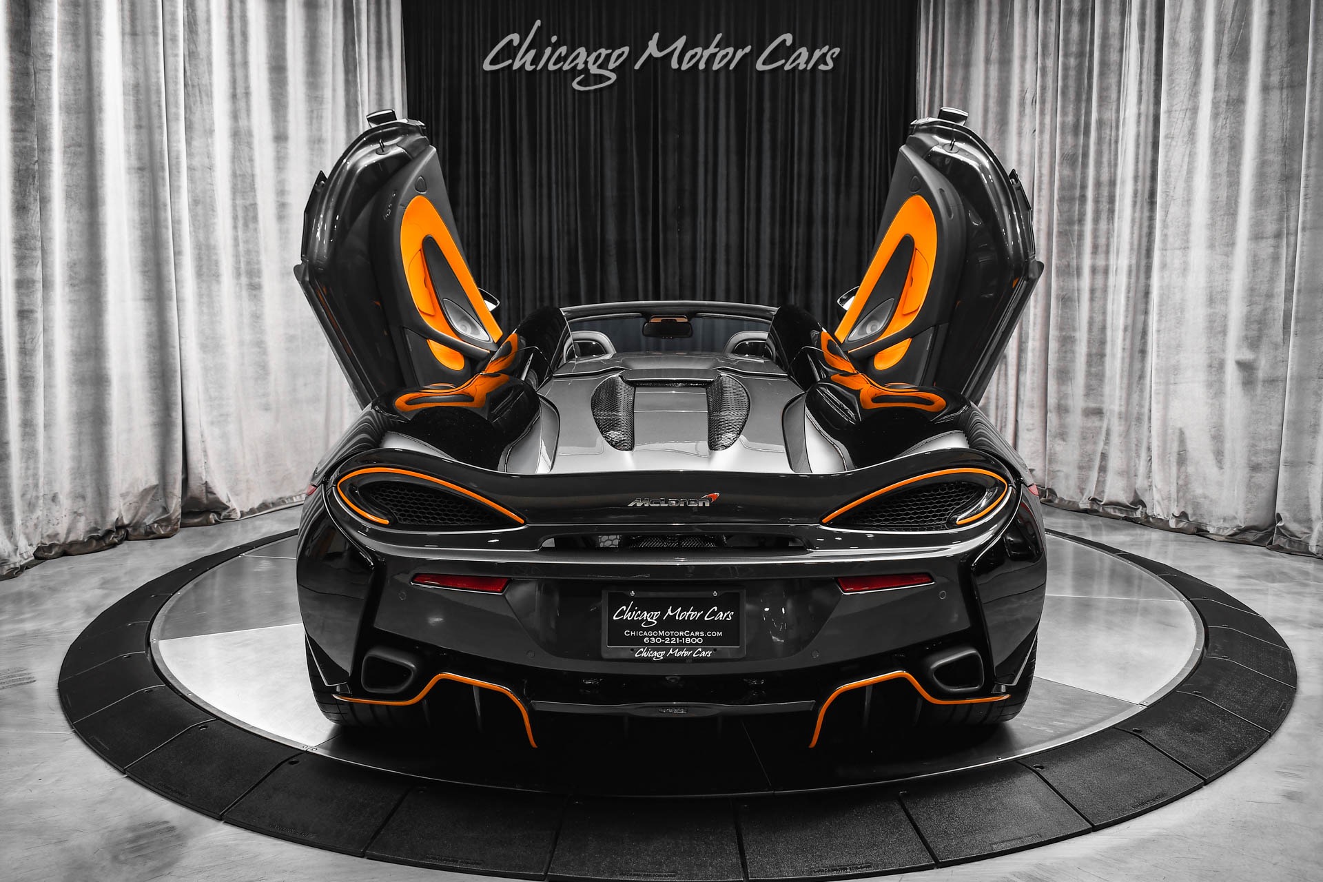 Used-2018-McLaren-570S-Spider-MSO-Abyss-Black-Luxury-Pack-Carbon-Trim-Sports-Exhaust-ONLY-4k-Miles