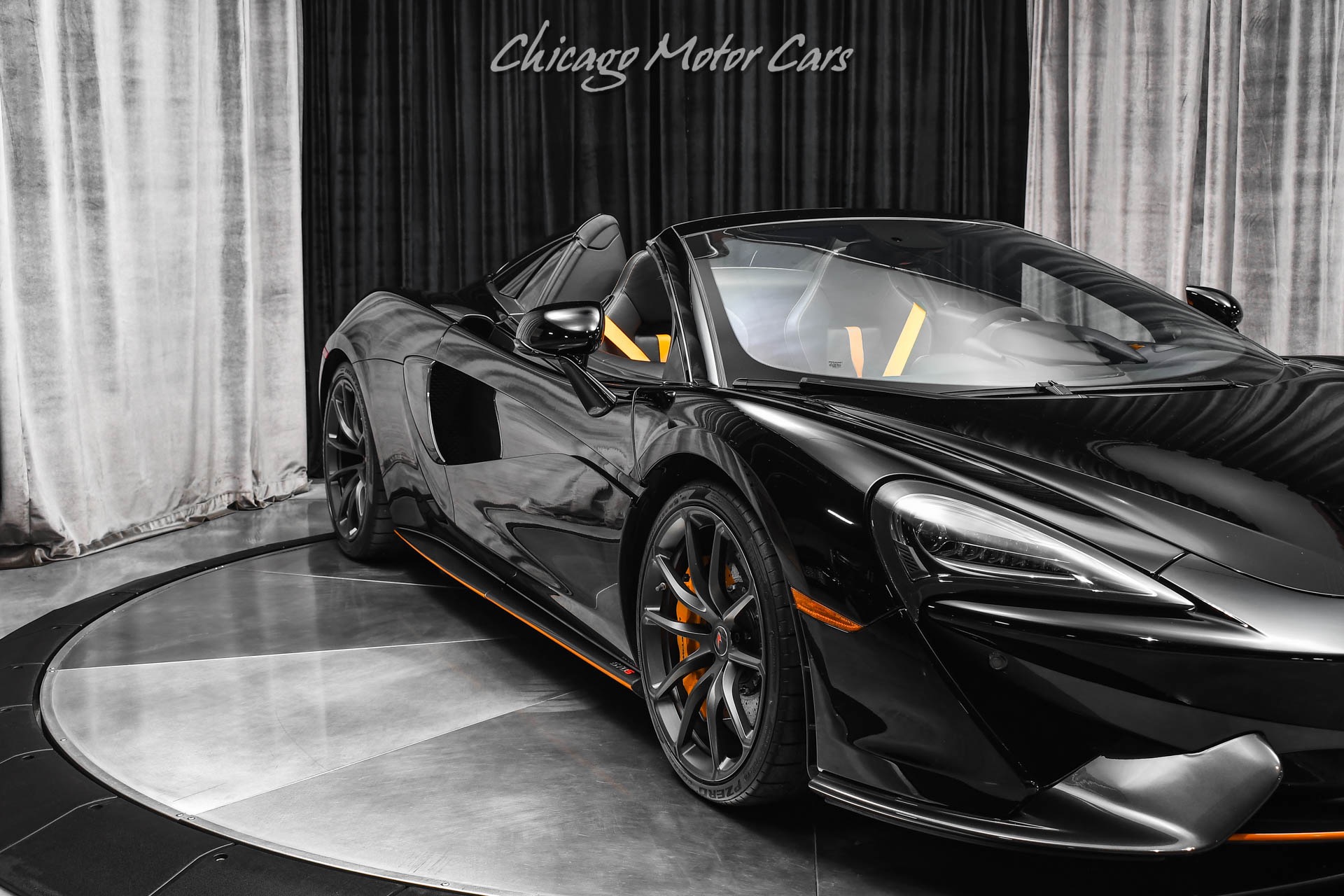 Used-2018-McLaren-570S-Spider-MSO-Abyss-Black-Luxury-Pack-Carbon-Trim-Sports-Exhaust-ONLY-4k-Miles