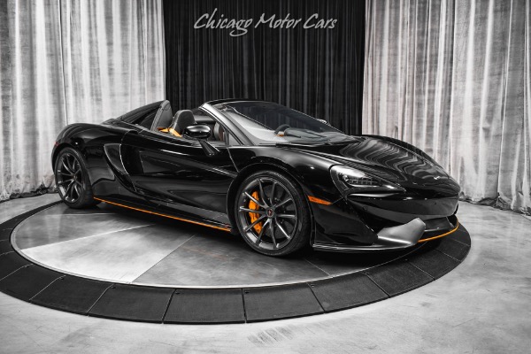 Used-2018-McLaren-570S-Spider-MSO-Abyss-Black-Luxury-Pack-Carbon-Trim-Sports-Exhaust-ONLY-4k-Miles