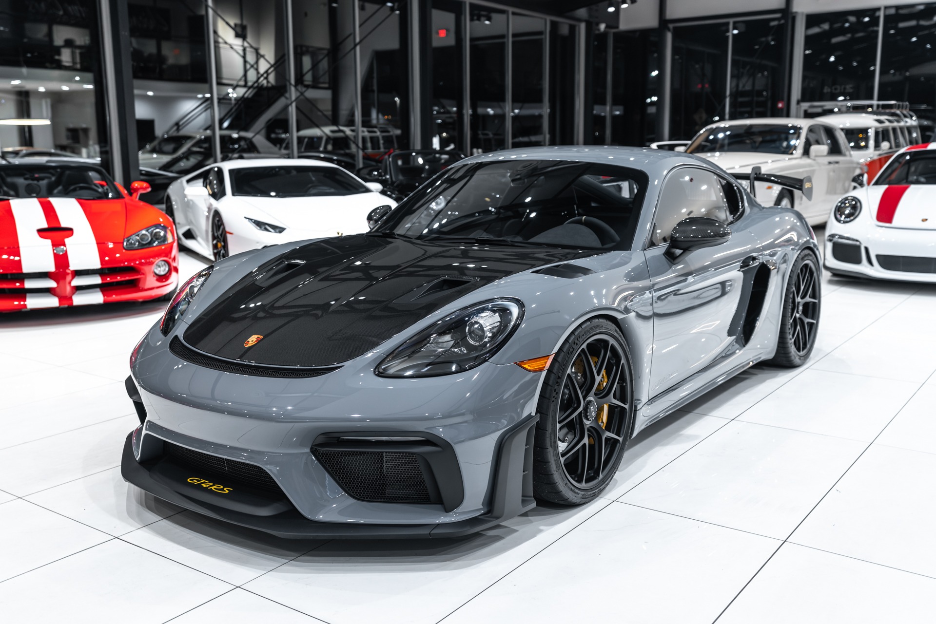 Used-2023-Porsche-718-Cayman-GT4-RS-Weissach-Package-PPF-Tons-of-Options-IPE-Exhaust-HRE-Wheels