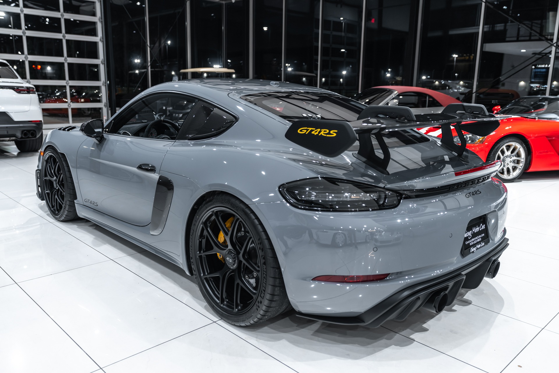 Used-2023-Porsche-718-Cayman-GT4-RS-Weissach-Package-PPF-Tons-of-Options-IPE-Exhaust-HRE-Wheels