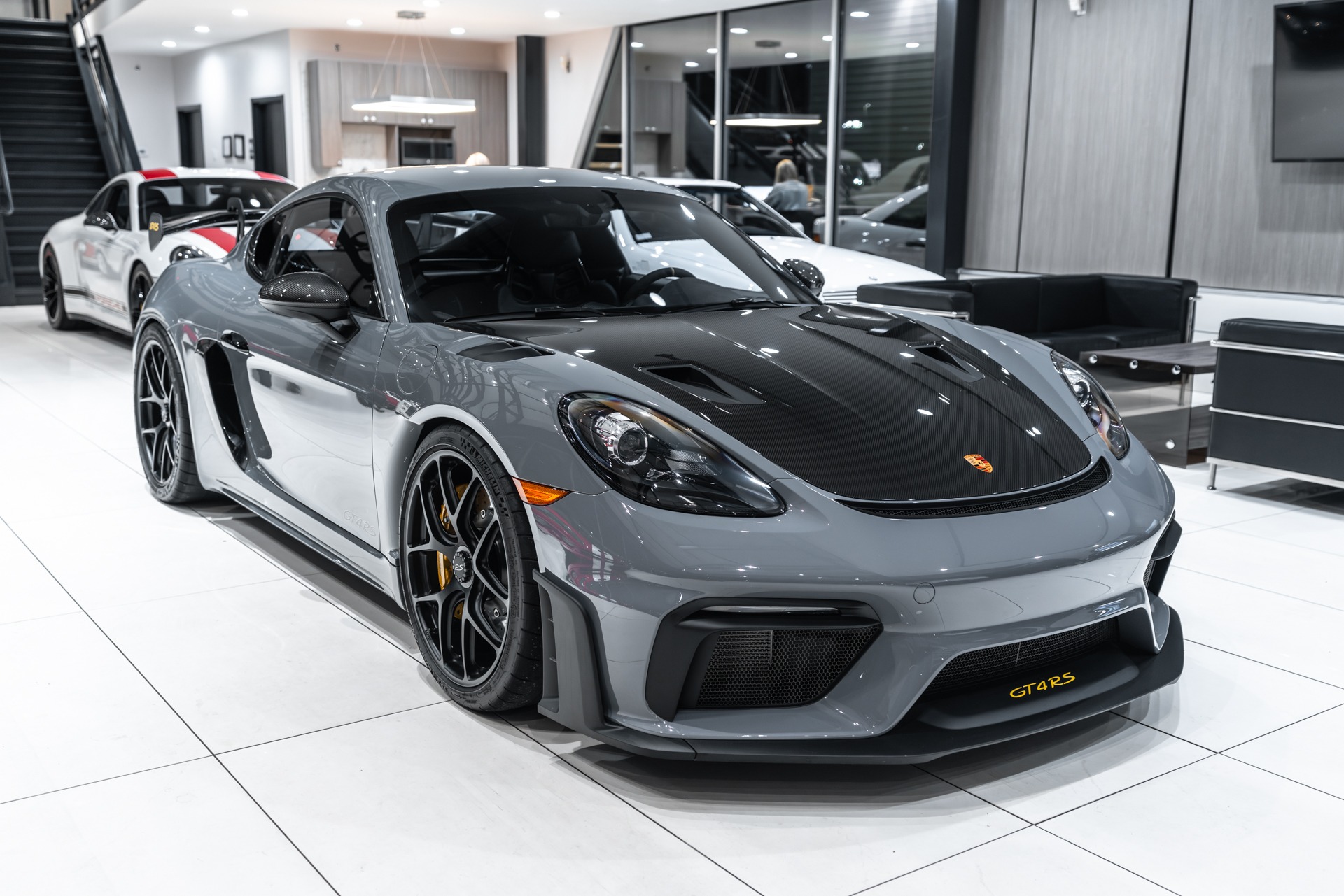 Used-2023-Porsche-718-Cayman-GT4-RS-Weissach-Package-PPF-Tons-of-Options-IPE-Exhaust-HRE-Wheels