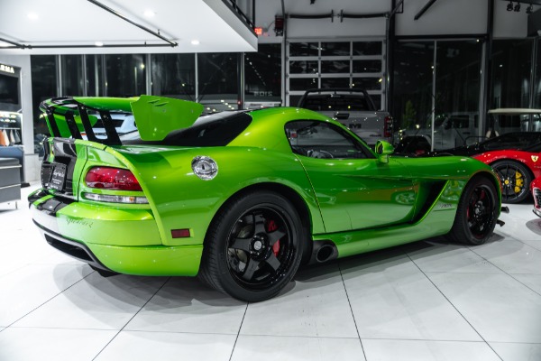 Used-2010-Dodge-Viper-SRT-10-ACR-Coupe-6-Speed-Manual-Snakeskin-Green-Pearl-LOW-Miles-RARE