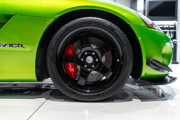 Used-2010-Dodge-Viper-SRT-10-ACR-Coupe-6-Speed-Manual-Snakeskin-Green-Pearl-LOW-Miles-RARE