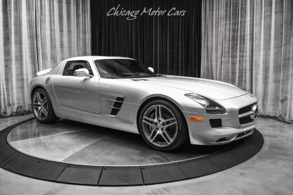 Used-2012-Mercedes-Benz-SLS-AMG-RARE-Gullwing-Coupe-HOT-Color-Combo-Carbon-Fiber-Trim-B-O-ONLY-7k-Miles