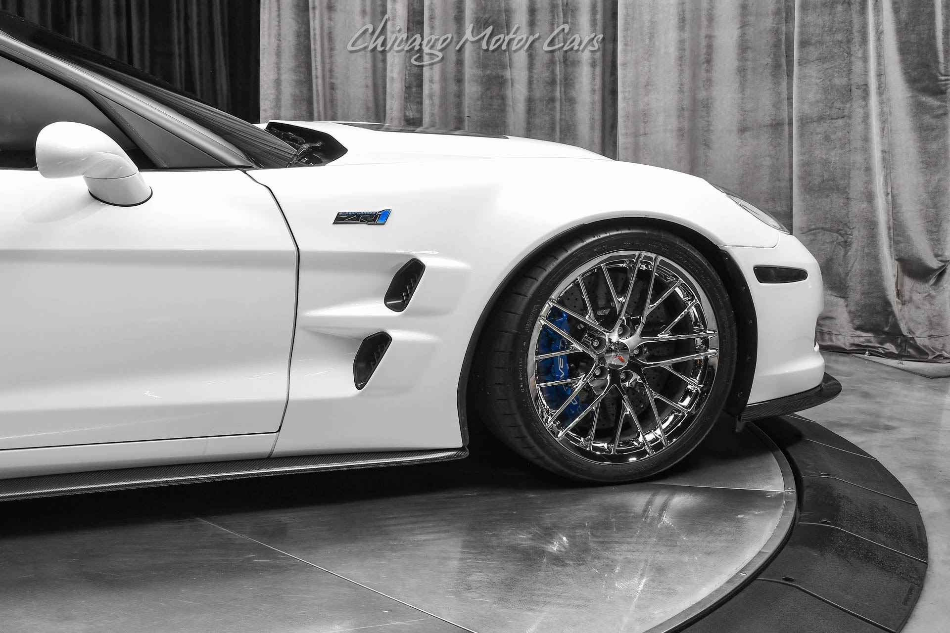 Used-2011-Chevrolet-Corvette-ZR1-3ZR-Coupe-Arctic-White-ONLY-15k-Miles-TASTEFUL-Upgrades-755-WHP