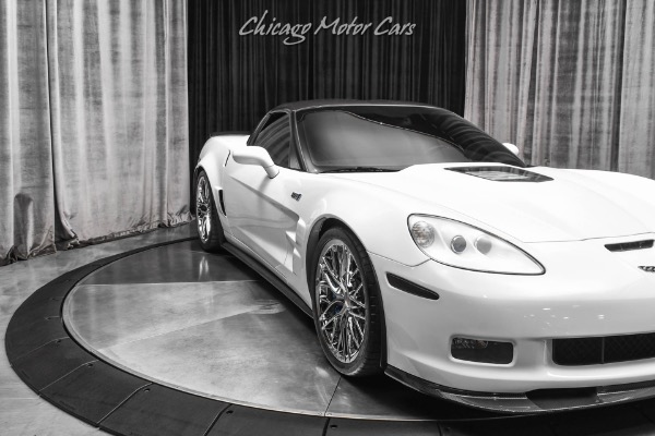 Used-2011-Chevrolet-Corvette-ZR1-3ZR-Coupe-Arctic-White-ONLY-15k-Miles-TASTEFUL-Upgrades-755-WHP