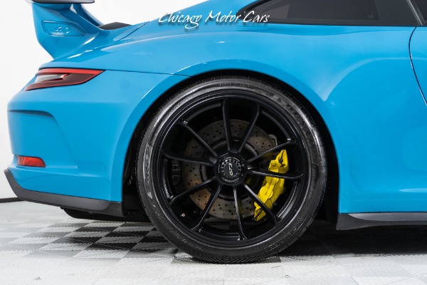 Used-2018-Porsche-911-GT3-Rare-Miami-Blue-Front-End-Lifter-Loaded